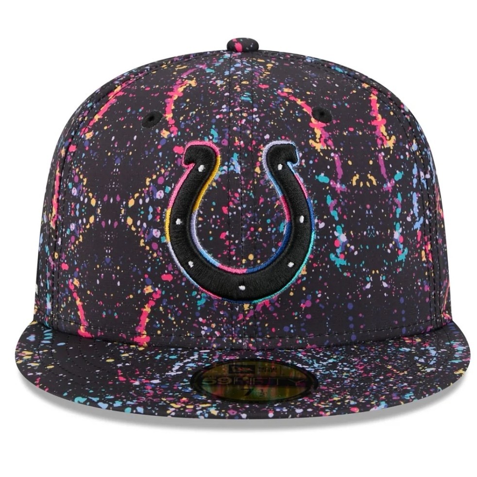 Indianapolis Colts New Era 2025 NFL Crucial Catch 59FIFTY Fitted