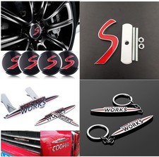 John Cooper Works package  Grille Front & Rear Badge + Mini JCW Accessories