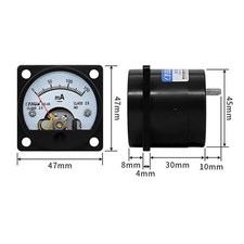 1PC Neuf SO-45 Milliamètre Pointeur AMP Courant Meter Connexion Directe DC 0-150mA