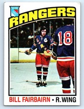 1976-77 Topps #57 Bill Fairbairn New York Rangers