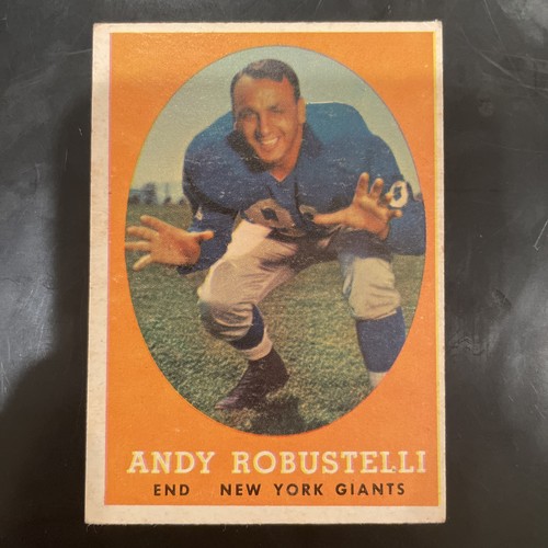 Andy Robustelli #15 1958 Topps card