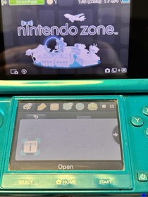 Nintendo 3DS Launch Edition Handheld System Aqua Blue Teal, CTR-001, USA, Tested