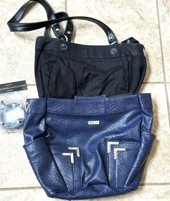 Mccall Miche Prima Bag Shell purse skin face magnetic dark blue cover & Base