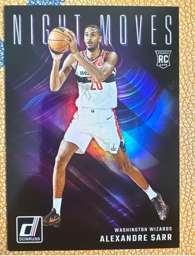 Alexandre Sarr 2024-25 Panini Donruss RC Night Moves SSP #4