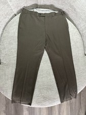 Calvin Klein Dress Pants Men’s Brown Straight  Polyester Blend, Size 38x30
