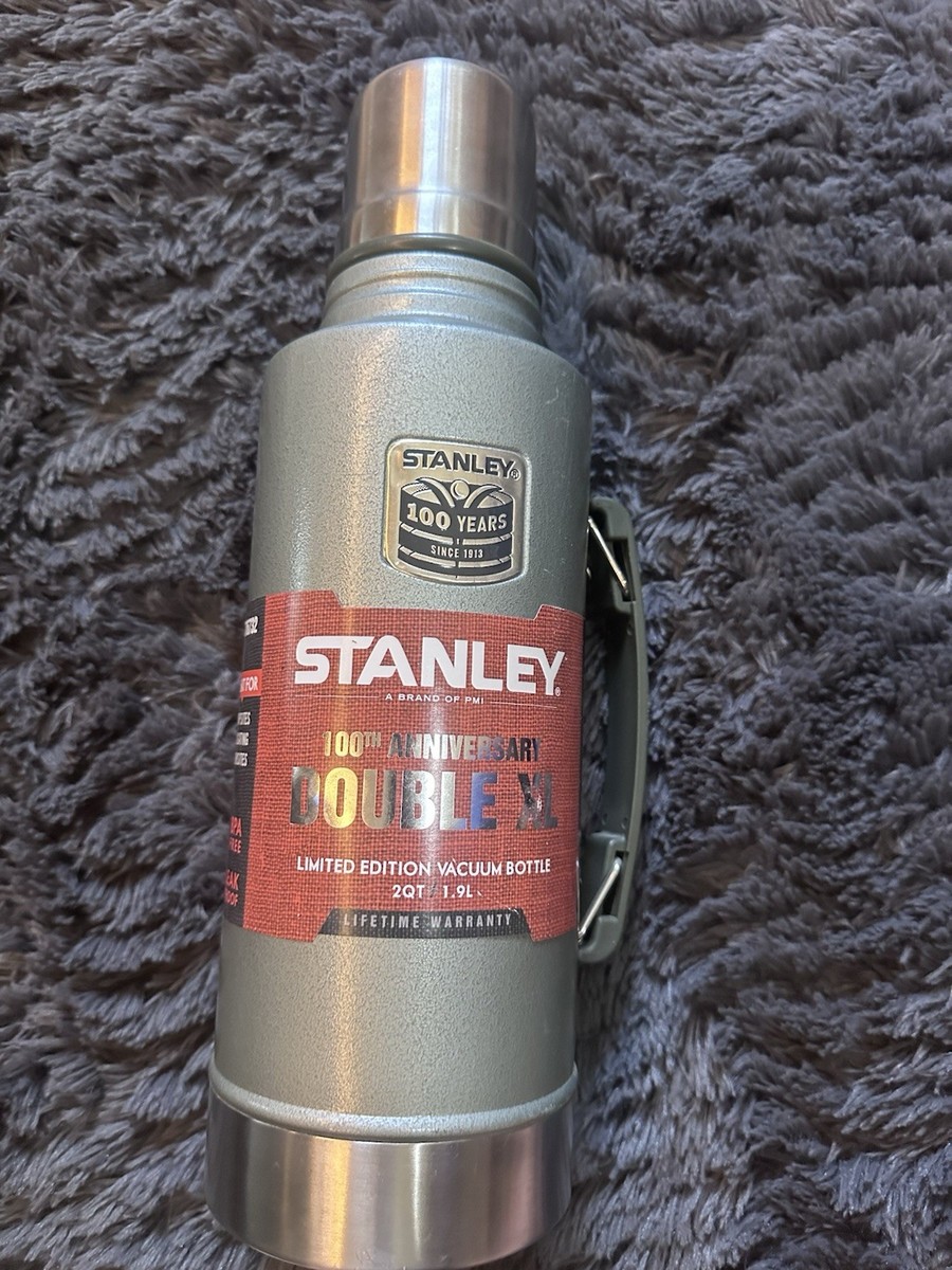 New Stanley Double Thermos XL 100th Anniversary Insulated Bottle 2 Qt 1.9L  Green | eBay