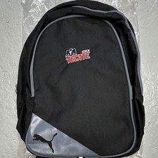 PUMA Tecate Black Gray Zip Men's Inner Pockets Sports Backpack
