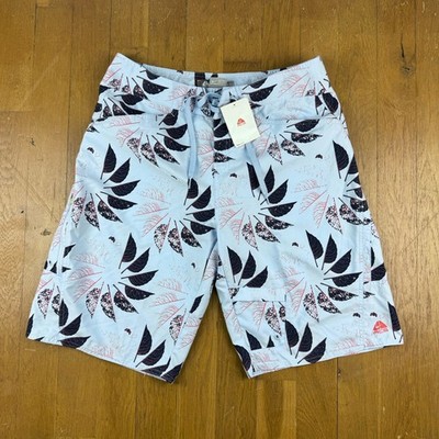 Vintage Deadstock Nike ACG Badeshorts blau gemustert Größe 34