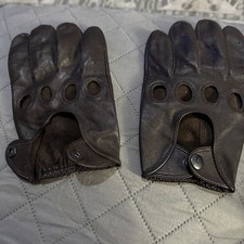 XL Men s Leather Gloves Knuckle Holes