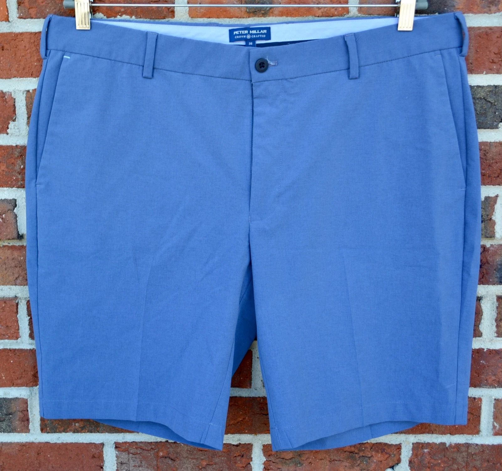 Peter Millar Men's 38x9 Crown Crafted Blue Performance Short Blue