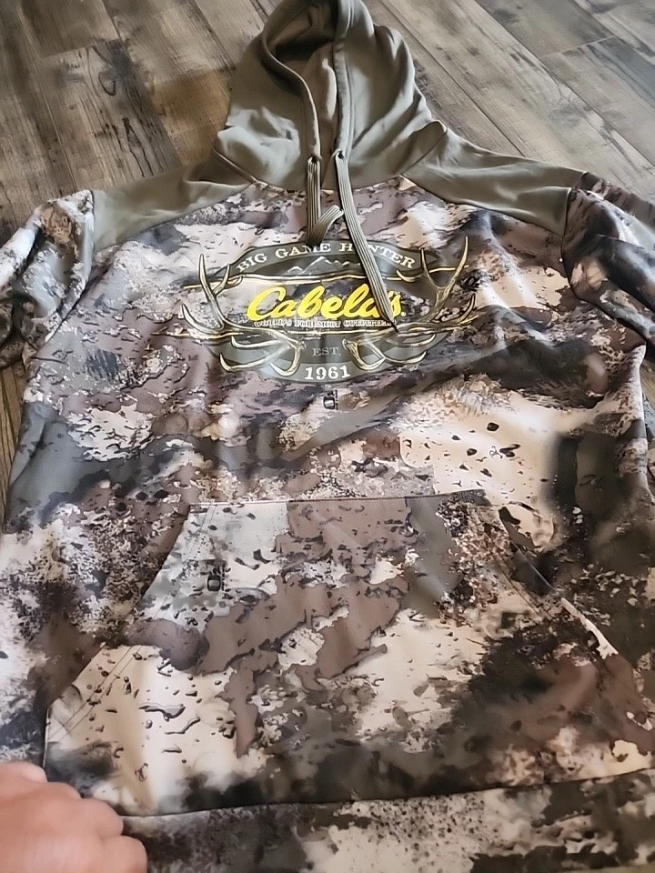 Cabela’s Big Game Hunter Sudadera con Capucha Para Hombre Talla Pequeña Camuflada Caza Sudadera Exterior Foto 2 de 4
