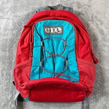 ENO Indio Backpack Unisex Red Teal Hiking Travel Camping Daypack Bag Outdoor