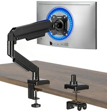Monitor Arm for 17-32" Screens - Gas Spring Adjustable, Fits 4.4-20lbs