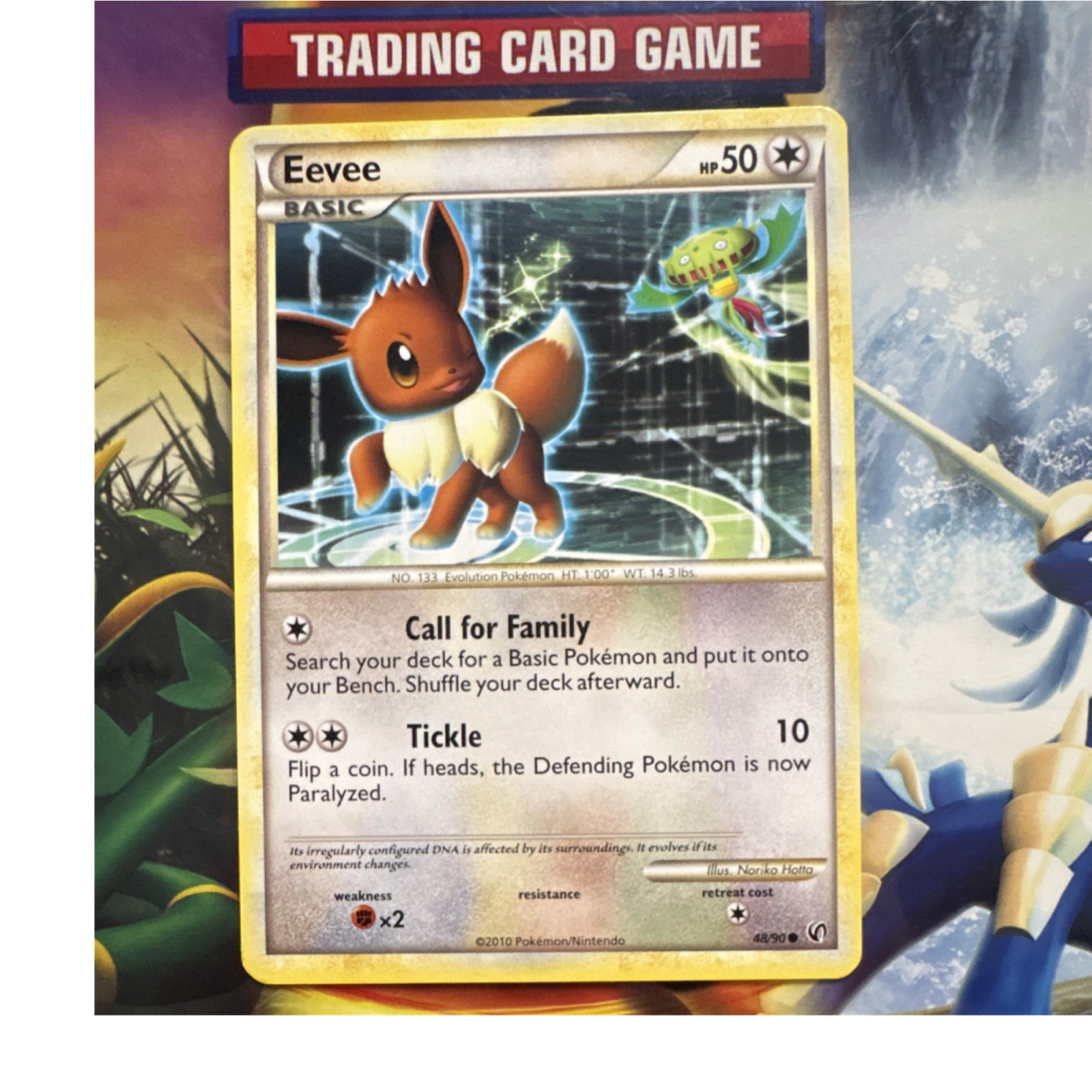 The Pokémon Company Eevee Undaunted 48/90 Common Regular English 2010 50HP