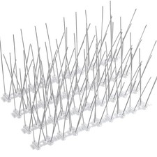 Boenoea Bird Spikes, Bird Devices Outdoor of Stainless Steel for Fence Window...