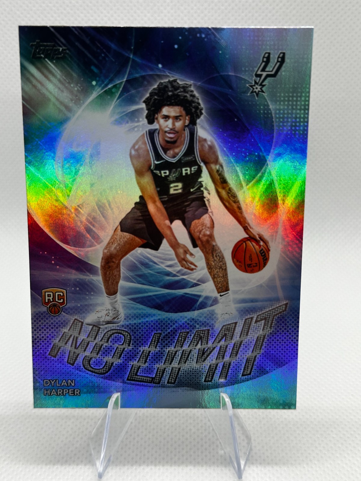 DYLAN HARPER 2025-26 Topps No Limit Rainbow Foilboard RC #NL2