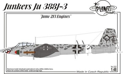 Planet Models 129-PLT222 - 1/48 Junkers Ju 338J-3 Jumo 213 engines - Neu