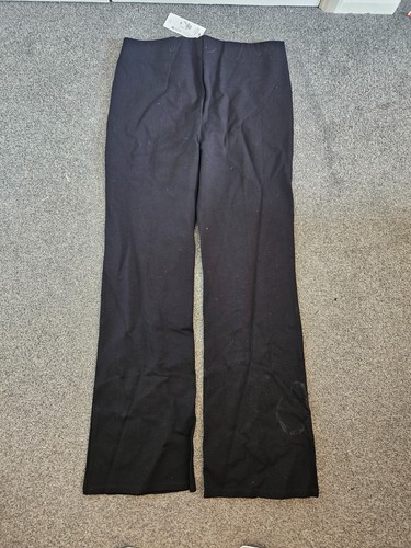 Primark - Black, Elasticated Waist, Stretch, Boot Cut Trousers -UK16/EU44 - Picture 4 of 11