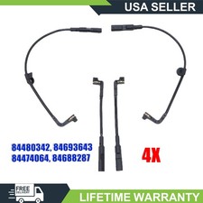 Front Rear Brake Pad Sensor Set Fits Gmc Chevrolet Silverado 1500 4pcs
