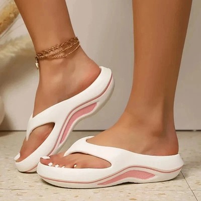 Women Orthopedic Sandals Arch Support Recovery Flip Flops Cloud Comfort Beach 