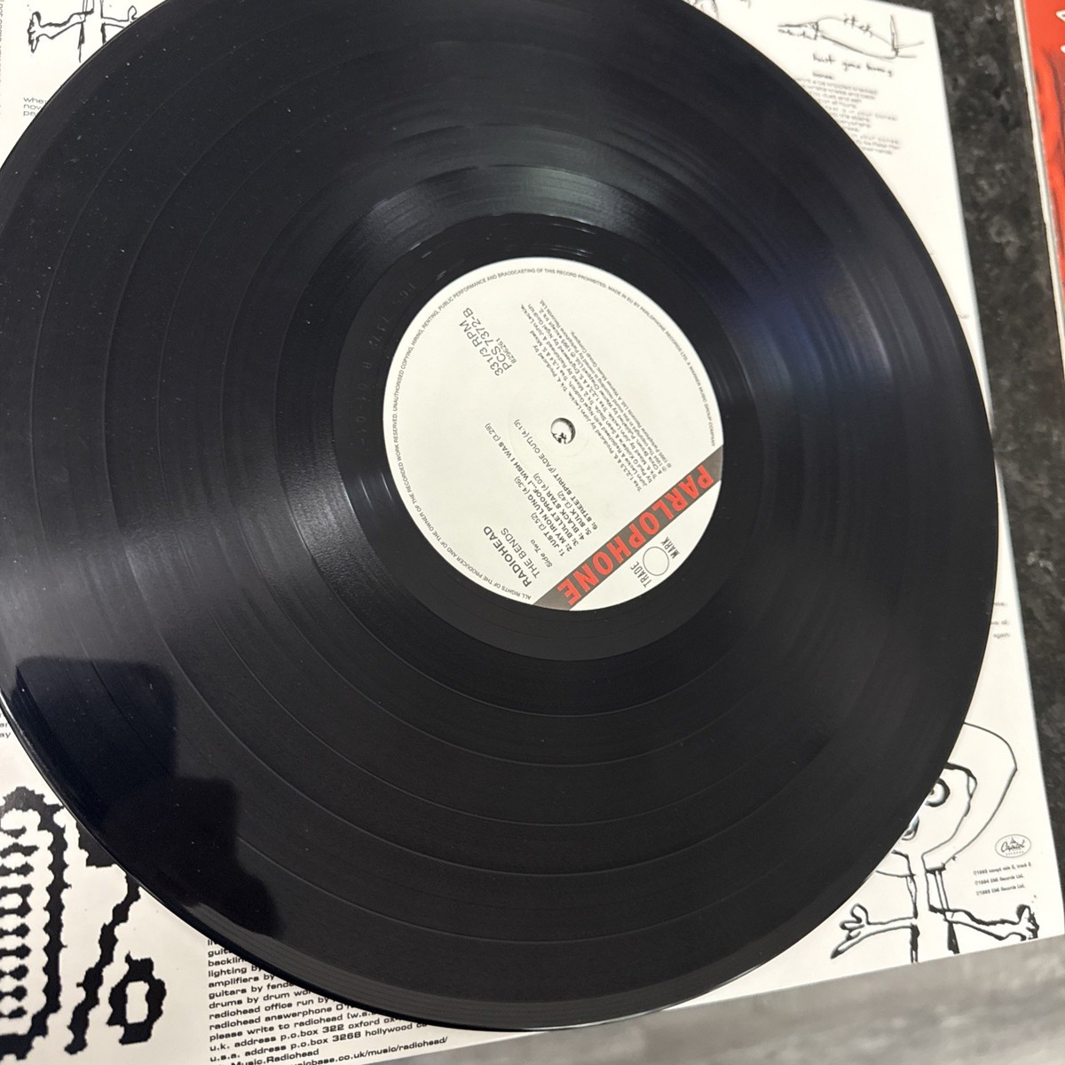 radio head the bends レコード Radiohead - The Bends (180gm LP, 2014 Parlophone, EU, 7243 8