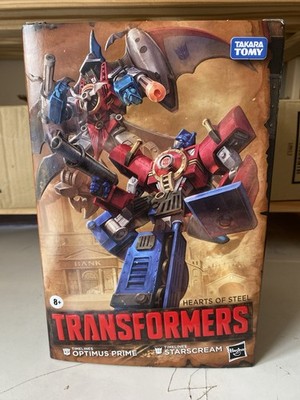 Transformers - Timelines/Hearts of Steel OPTIMUS PRIME & STARSCREAM - Neu/Sealed