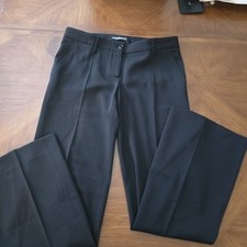 Dolce &Gabbana sz 42 US 10 black flat front trouser pants
