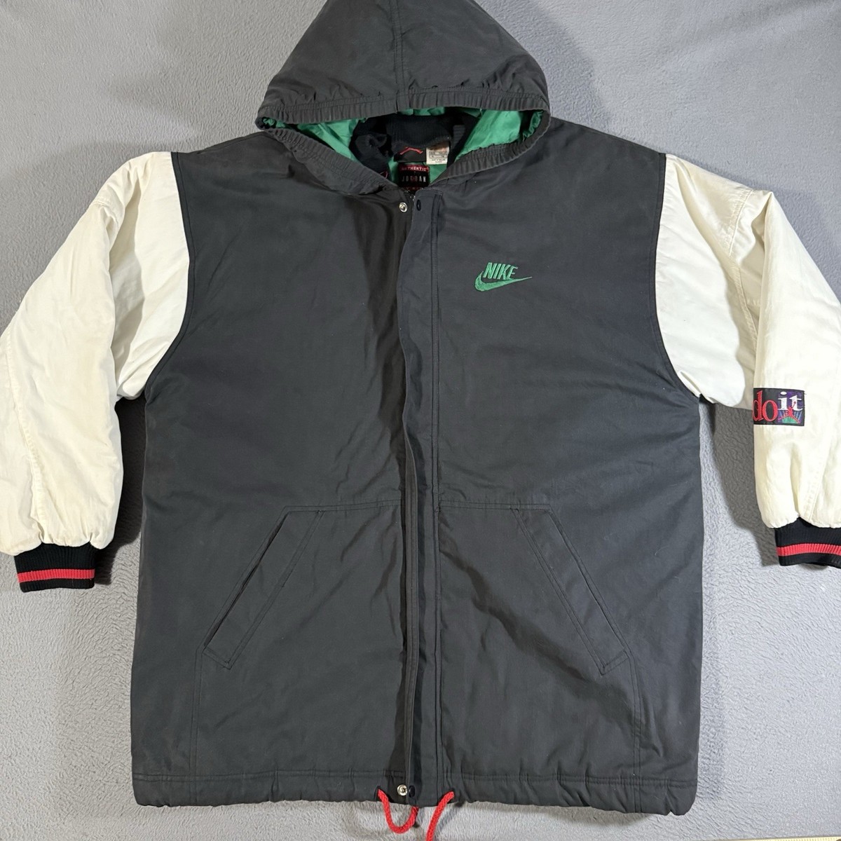 Vintage 90s Nike Air Jordan Jacket Dream It Do It Rare Zip Up 