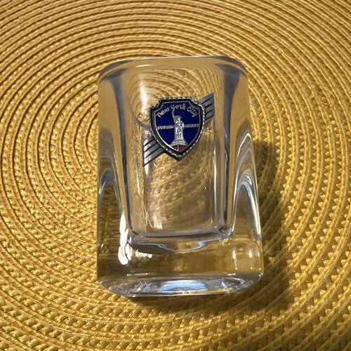 New York Square Shot Glass Heavy Bottom 3” Inches - Picture 3 of 6