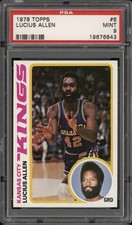 1978 Topps Lucius Allen #6 PSA 9 Mint Kansas City Kings