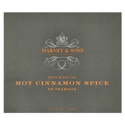 Spicy Black Tea, Hot Cinnamon Spice, 50 Tea Bags, 3.17 oz (90 g)