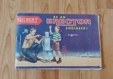 Gilbert Erector Set 1954 Manual w/ Sound Effects Kit Instructions
