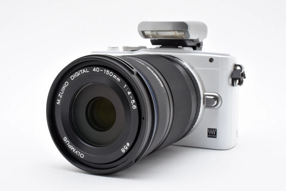 [Casi COMO NUEVO] Objetivo Olympus PEN Lite E-PL6 + M Zuiko Digital ED 40-150 4-5.6 JAPÓN Foto 2 de 4