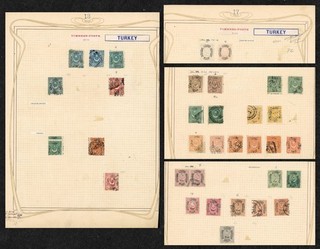 Turkey Stamps 1867 81 Duloz w Errors: Verities Inverted Star Without Rays etc.