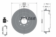 Tambour de frein Renault SCENIC