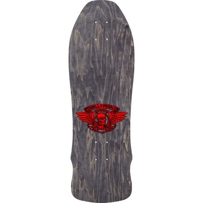 Powell Peralta Skateboard Deck Geegah Skull and Sword Silver Foil