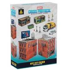Asmodee Marvel: Crisis Protocol - NYC City Block Terrain Collection Min