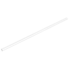 Rigid Round Clear Tubing 4mm ID x 7mm OD x 250mm Length Plastic Tube