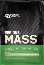 OPTIMUM NUTRITION SERIOUS MASS 12lb Protein Muscle Building Weight Gain.EXP 3/26