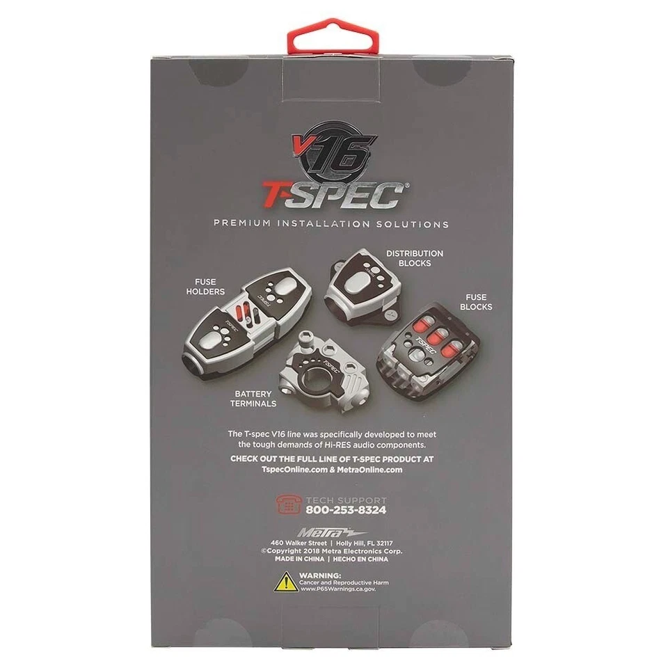 Metra Heise T-Spec V16RCA-62 6ft RCA Cable 16AWG Shielded Audio Interconnect - Image 2 of 4