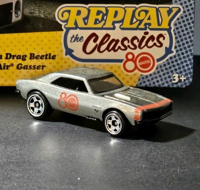 Hot Wheels Replay the Classics 80th ZAMAC '67 Camaro ''HOOD OPENS'' - LOOSE