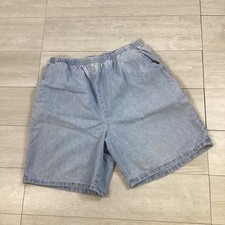 Vintage Chic Shorts Elastic Denim Light Weight Cotton Women's 14