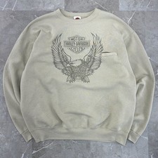 Harley Davidson Sweatshirt Mens 2XL Eagle y2k Pittsburgh Gatto Pullover Crewneck