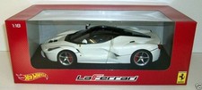 HOT WHEELS 1/18 - BLY54 FERRARI LAFERRARI - WHITE