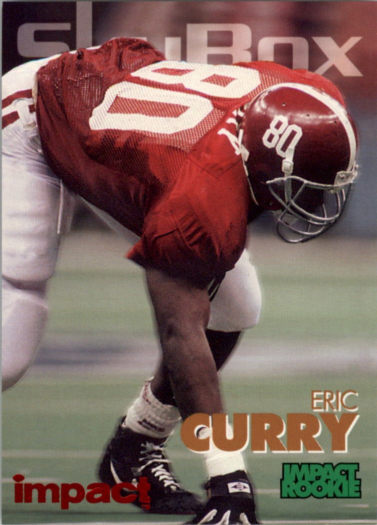 1993 SkyBox Impact Colors #366 Eric Curry - FB