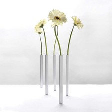 Magnetische Vase 5er Set silber PE543