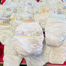 1991 and 1992 HUGGIES old new stock sz Size 1  2 Disposable Baby Diapers