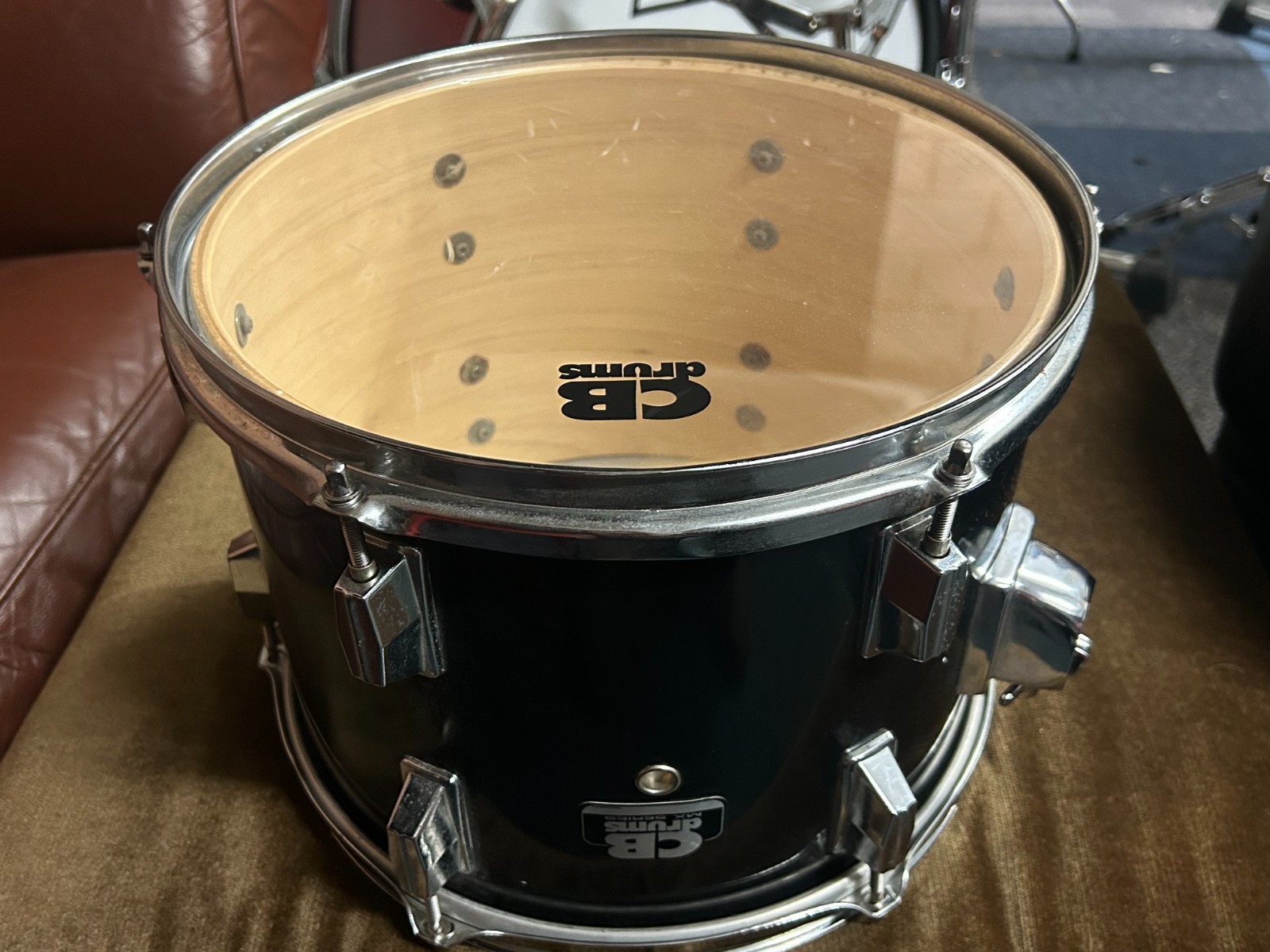 CB Drums MX Series 12'' x 09'' Tom Drum-Birch Poplar Shell-Black**VIDEO DEMO** photo 12