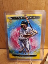 Kyle McCann #67 2024 Topps Inception Yellow Parallel /199 Oakland Athletics