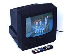 1997 Samsung CRT TV CXD1942 VCR Combo Retro Gaming Television *VCR